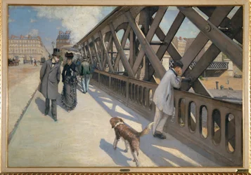 Puente de Europa, París (óleo sobre lienzo)
