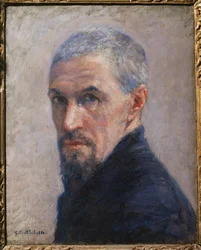 Retrato del artista - autorretrato (pintura sobre lienzo)