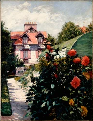 Las dalias, jardín de Petit Gennevilliers