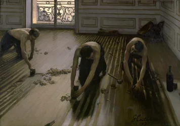 Los raspadores de piso, 1875