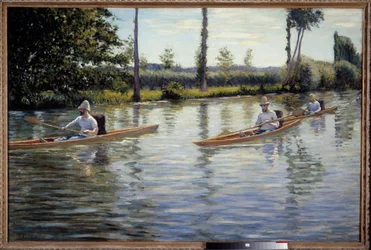 Las perissoires. Pintura de Gustave Caillebotte