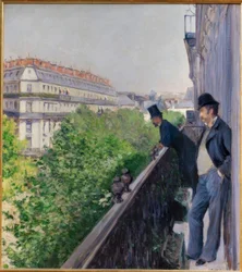 Un balcón, Boulevard Haussmann