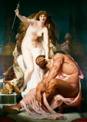 Hércules a los Pies de Ónfale