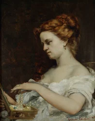 Una mujer con joyas, 1867