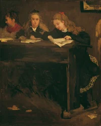 tres colegialas