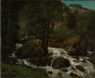 Arroyo del bosque, Jura, 1860s