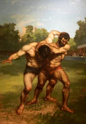 Gustave Courbet - Luchadores