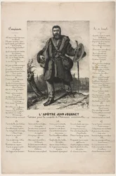 Jean Journet partiendo para la conquista de la armonía universal