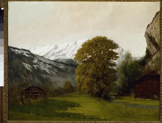 Paisaje en Interlaken, Suiza