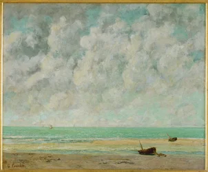 Mer calme - Mar tranquilo (óleo sobre lienzo)