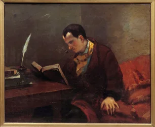 Retrato del poeta Charles Baudelaire (1821-1867)
