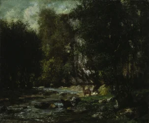 El arroyo de Les Puits-Noir, c.1855 (óleo sobre lienzo)
