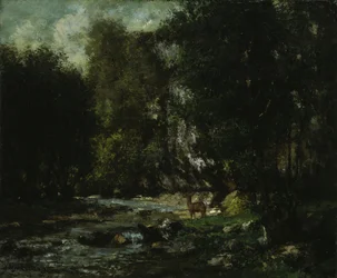 El arroyo de Les Puits-Noir, c. 1855