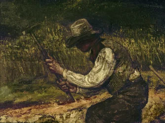 Los picapedreros, detalle, c.1849 (óleo sobre lienzo)