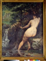 La fuente o bañista en la fuente