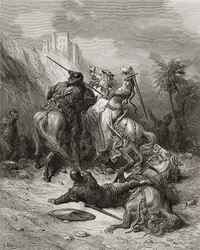 Una heroína Florine de Borgoña, ilustración de 