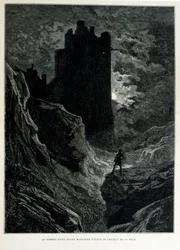 Croque-Mitaine (El coco); ilustración de 1863 por Gustave Doré
