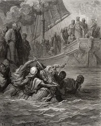 Muerte de Almoadam, ilustración de 