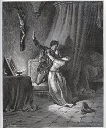 Don Fernando declara su amor a Dorotea - de "Don Quijote de la Mancha" de Miguel Cervantes
