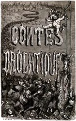 Frontispicio de los Cuentos Droláticos de Honoré de Balzac