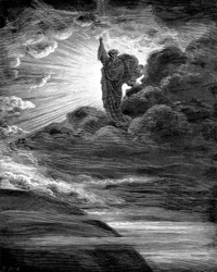 Dios creando la luz, 1866