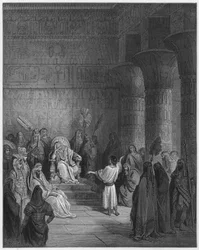 Biblia de Gustave Doré: José interpretando el sueño del faraón
