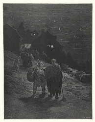 Ilustración de Gustave Dore para Rime of the Ancient Mariner de Coleridge (grabado)