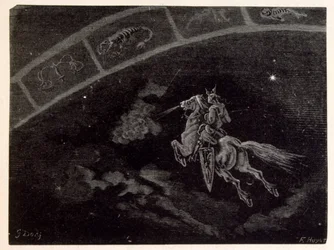 Ilustración del signo zodiacal Escorpio. de La legende de Croque-Mitaine.