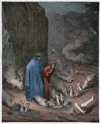 Infierno, canto 19: Dante reprende al papa Nicolás III