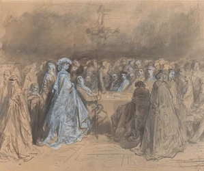 Pauline Viardot jugando en Baden-Baden, 1862