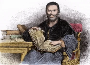 Retrato de Rabelais - ilustración de 