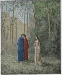 Purgatorio, Canto 5: Dante habla con Pia de Tolomei