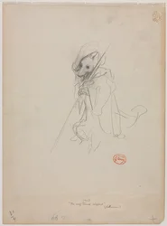 Boceto para El lobo convertido en pastor, c. 1868