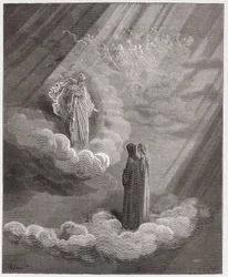 La Divina Comedia, Paraíso, Canto 16: El alma de Cacciaguida habla de Florencia - de Dante Alighieri (1265-1321) - Ilustración de Gustave Doré (1832-1883)