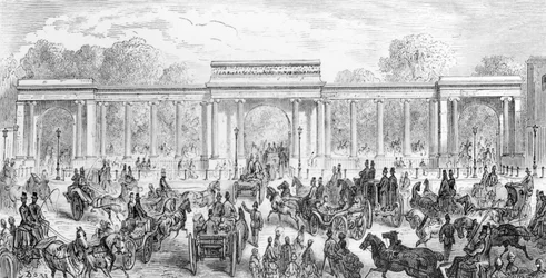 La entrada a Hyde Park, de 