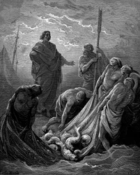 La pesca milagrosa, 1866