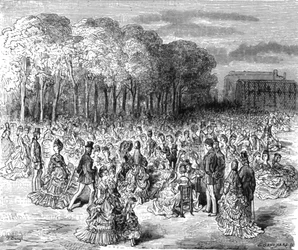 Jardines Zoológicos - Paseo Dominical, 1872