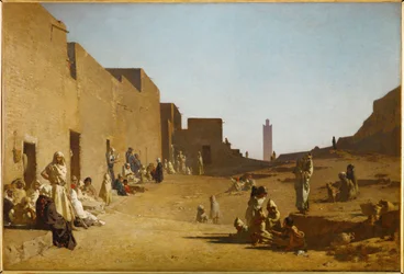 Laghouat, Sáhara, Argelia (pintura sobre lienzo)