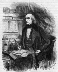 Retrato de Mathieu Jose Bonaventure Orfila (1787-1853), médico y químico francés. Grabado por Gustave Janet