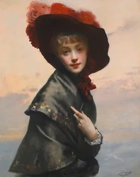 Dama con sombrero