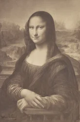 [Dibujo de Millet de la Mona Lisa]