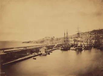 [Barcos en el puerto, Sete]