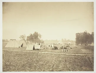 Tiendas y equipo militar, Camp de Châlons