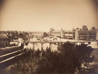 [Vista del Sena, París], 1857