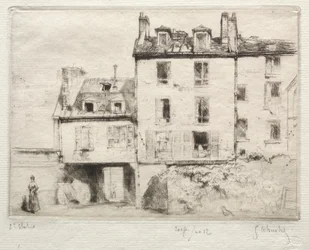 La rue Lacépède: el patio del Aciereur Cottens