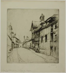 La pequeña calle del claustro, Troyes