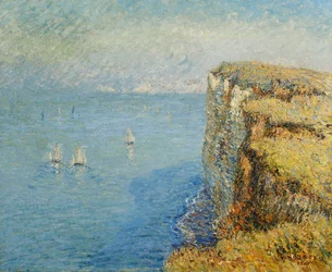 Acantilados en Normandía, 1901