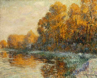 Orilla del río en otoño, 1912