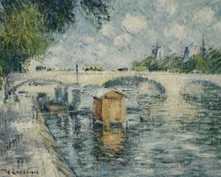 El Puente Louis Philippe, París, 1925