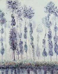 Álamos en el Eure, 1900